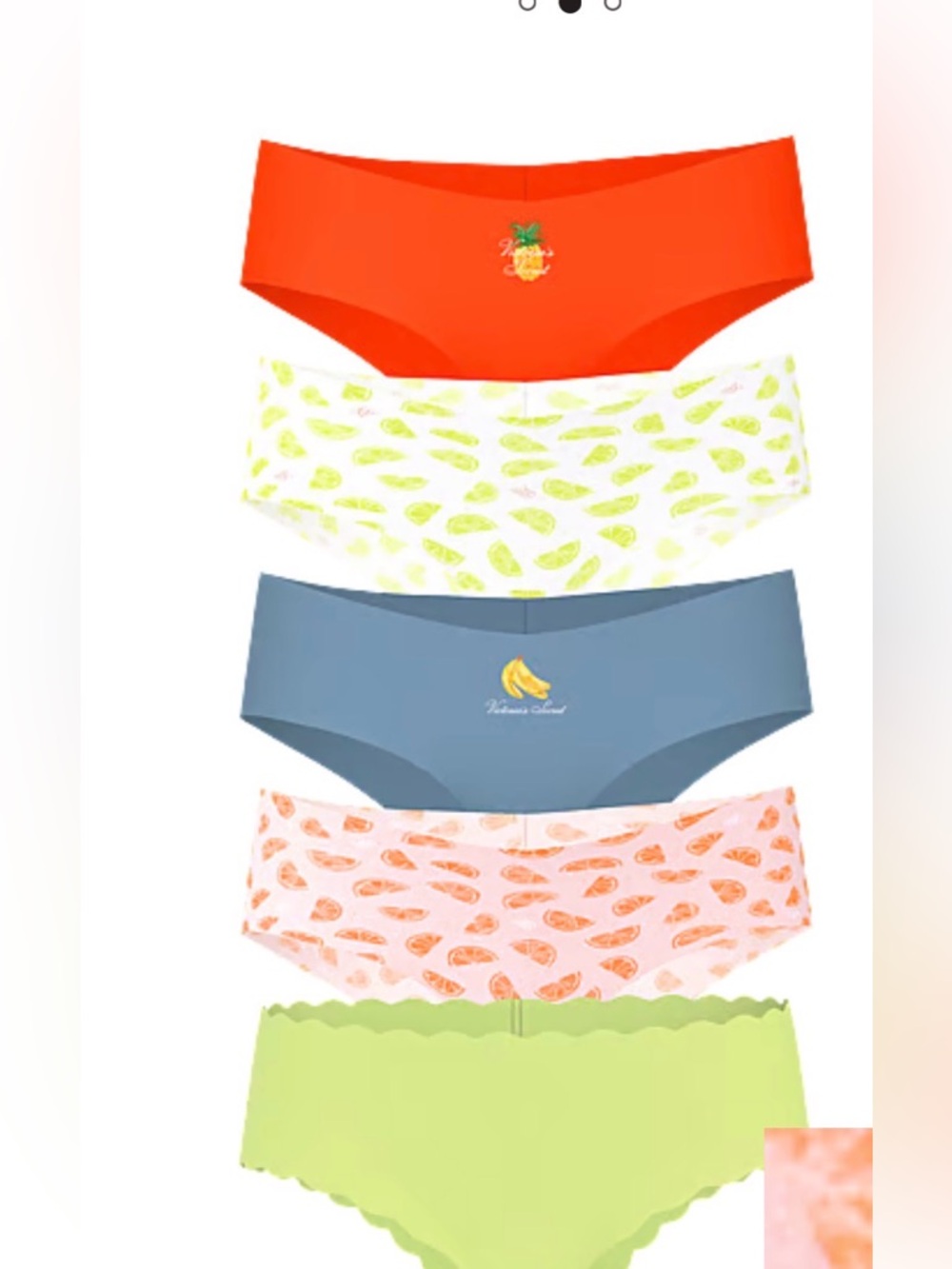 Victoria's Secret Cheeky Panty 5-Pack - Blush Pink Packaging